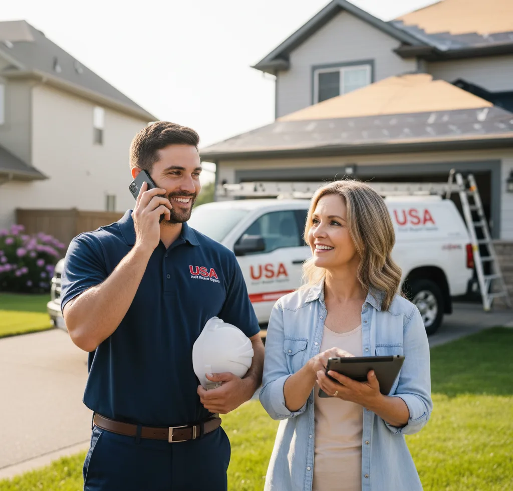 USA Roof Repair Experts customer support in Kennerdell